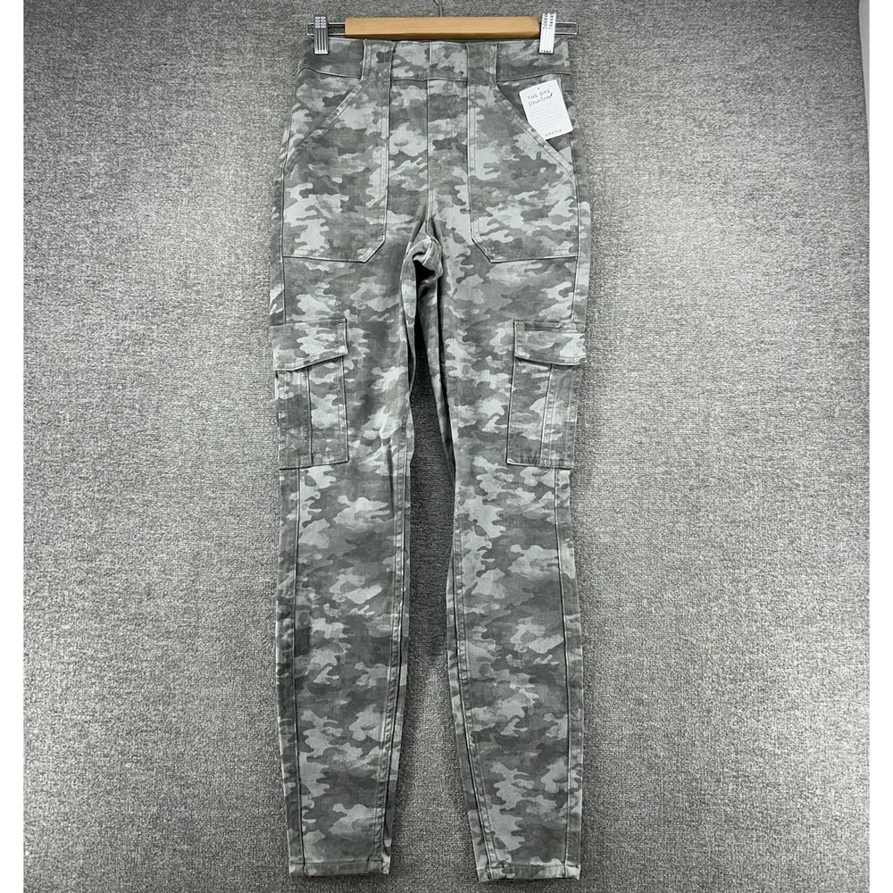 Spanx Cargo Pants Women Size Small Green Camouflage NEW